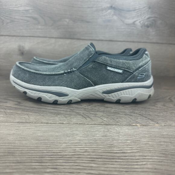 Skechers Harper Forde Slip On Loafers Mens 7 Charcoal Creston Moseco Relaxed Fit - Picture 3 of 9